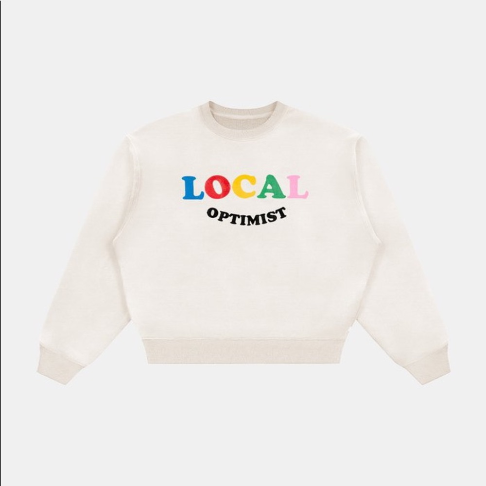 MADHAPPY LOCAL OPTIMIST CREWNECK